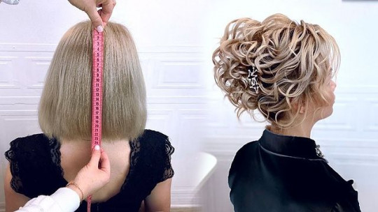 Укладка на короткие волосы для женщин любого возраста - Бьюти-студия